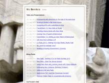 Tablet Screenshot of nicbenders.com